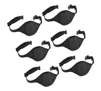 sourcing map Lot de 6 ceintures de micro pour microphone de fitness, sac de ceinture réglable pour instructeurs, théâtre, enseignants, haut-parleurs, noir