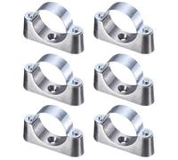 sourcing map Lot de 6 colliers de serrage M5 x 43 mm en acier au carbone pour fixation murale