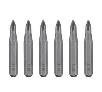 sourcing map Lot de 6 embouts de tournevis cruciformes PH0 5/32" à tige hexagonale de 28 mm de long en acier S2 magnétique pour réparation de précision électrique