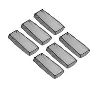sourcing map Lot de 6 filtres pour grille d'aération de sol, 10,2 x 30,5 cm, pour grille d'aération de la maison, filtre en maille pour empêcher les débris d'entrer, noir