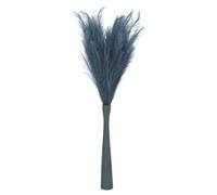 sourcing map Lot de 6 grandes tiges d'herbe de la pampa artificielle pour décoration de vase de mariage, maison, mariage, 109 cm, bleu