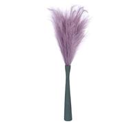 sourcing map Lot de 6 grandes tiges d'herbe de la pampa artificielles séchées pour décoration de vase de maison, mariage, violet clair - 109 cm