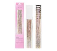 sourcing map Lot de 6 guirlandes de cheveux à clipser - 60 cm - Résistantes à la chaleur - Colorées - Pour femme - Étoile dorée