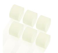 sourcing map Lot de 6 rouleaux de papier crépon beige pour décoration de fête d'anniversaire, mariage, cérémonie, remise de diplôme (4,6 cm x 20,7 m)