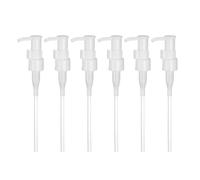 sourcing map Lot de 6 têtes de pompe pour distributeur de savon, distributeur de savon pour les mains, pompes supérieures de rechange à clipser pour bouteille de lotion de shampooing standard 20/410
