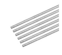 sourcing map Lot de 6 tiges entièrement filetées M4 x 500 mm Filetage 0,7 mm Acier inoxydable 304 Tige filetée à droite