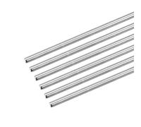 sourcing map Lot de 6 tiges entièrement filetées M5 x 500 mm Filetage 0,8 mm Acier inoxydable 304 Tige filetée à droite