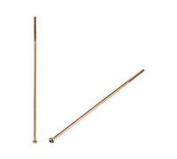 Sourcing map Lot de 6 vis à tête cylindrique M4 x 180 mm filetage mâle Phillips pour meubles de lit double et meuble TV Rack suspendu