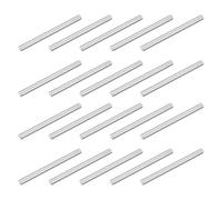 sourcing map Lot de 60 chevilles cylindriques en acier inoxydable 304 M3 x 40 mm pour fabrication mécanique, industrie, installation de meubles, argent