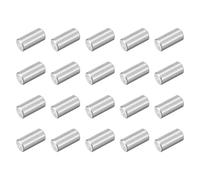 sourcing map Lot de 60 chevilles cylindriques en acier inoxydable 304 M3 x 6 mm pour fabrication mécanique, industrie, installation de meubles, argent