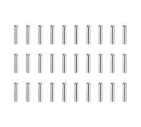 sourcing map Lot de 60 chevilles en acier inoxydable 304 - 1 x 6 mm - Tête ronde plate chanfreinée - Pour étagère - Éléments de fixation pour meubles et projets de bricolage