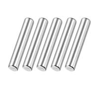 sourcing map Lot de 60 goupilles d'essieu de roue télécommandées - 2,5 x 12 mm - En acier - Pour voiture, camion, bateau, hélicoptère - Argenté