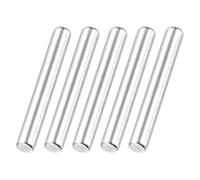 sourcing map Lot de 60 goupilles d'essieu de roue télécommandées, 2 x 12 mm en acier pour moyeu de roue télécommandée, pour voiture, camion, bateau, hélicoptère, pièce de modèle, argenté