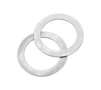 sourcing map Lot de 60 rondelles plates en acier inoxydable 304, M15 x 21 x 0,3 mm, entretoises plates ultra fines, fixations à anneau plat pour boulons, vis, réparation électronique, automobile,