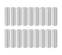 sourcing map Lot de 64 chevilles cylindriques M4 x 16 mm en acier inoxydable 304, chevilles de support d'étagère, tiges de fixation pour armoire, meubles, bricolage, industrie, mécanique