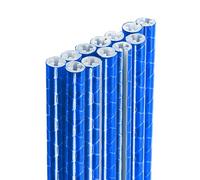 sourcing map Lot de 72 réflecteurs réfléchissants en plastique pour rayons de vélo de 0,5 cm, visibilité à 360°, pour décoration de route, VTT, moto, bleu