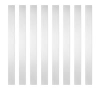 sourcing map Lot de 8 cales en acier inoxydable, 2,5 cm de large, 30,5 cm de long, 0,04 mm d'épaisseur, cales en métal résistantes à la corrosion pour nivellement, bande de garniture de remplissage