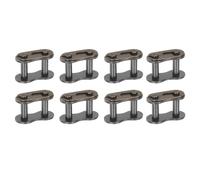 sourcing map Lot de 8 maillons de connexion de chaîne à rouleaux 12B-1 - Pas de 19,05 mm - En acier au carbone - Pour chaîne 12B-1