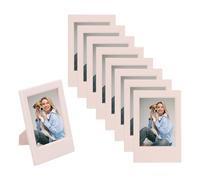 sourcing map Lot de 8 mini cadres photo rectangulaires de 6 x 9 cm pour affichage instantané de table, rose