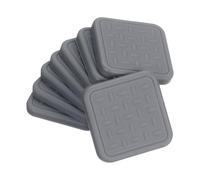 sourcing map Lot de 8 patins antidérapants pour meubles, 3 cm, patins de protection de sol antidérapants pour lit, canapé, table (gris)