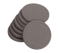 sourcing map Lot de 8 patins antidérapants pour meubles, patins ronds en caoutchouc antidérapant de 4 cm, dessous de verre antidérapants pour meubles, patins de protection de sol antidérapants pour