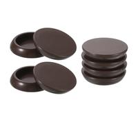 sourcing map Lot de 8 patins de meubles ronds de 3,8 cm pour pieds de chaise, sols, moquettes, sols en bois dur, meubles lourds