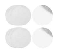 sourcing map Lot de 8 plaques métalliques de rechange fines argentées pour support magnétique de téléphone - Aimant de téléphone - Diamètre extérieur de 4 cm