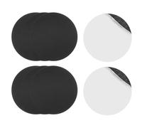 sourcing map Lot de 8 plaques métalliques de rechange noires fines pour support magnétique de téléphone - Aimant de téléphone - Diamètre extérieur de 3 cm