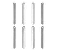 sourcing map Lot de 8 vis sans tête M4 x 30 mm avec pointe en nylon et acier inoxydable 304 pour réparation de meubles, machines et équipements industriels