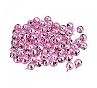 sourcing map Lot de 80 clochettes de 8 mm pour loisirs créatifs, Noël, rose