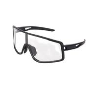 sourcing map Lunettes de soleil de sport polarisées pour homme - Monture noire transparente