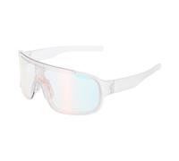 sourcing map Lunettes de soleil de sport polarisées pour homme - Pour VTT, conduite, pêche, course à pied, cadre blanc sable transparent/rouge éblouissant