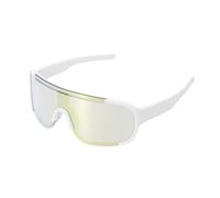 sourcing map Lunettes de soleil de sport polarisées pour homme - Pour VTT, conduite, pêche, course à pied, monture blanche et dorée