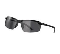 sourcing map Lunettes de soleil de sport polarisées pour homme - Pour VTT, conduite, pêche, course à pied, noir/gris