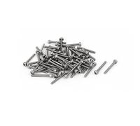 sourcing map M1.4x12mm hauteur 0.3mm Acier Inox 304 vis à tête creuse DIN912 60pc
