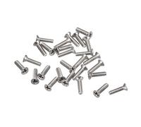 sourcing map M1.6 x 6mm Cruciforme Vis Attache Argenté pour Portable PC TV Ventilateur Interrupteur 350pcs