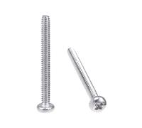 sourcing map M1.6x16mm Vis à métaux Cylindre Cruciforme Tête Vis Boulons Attaches 50Pcs