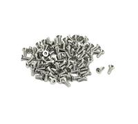 sourcing map M1.6x4mm T4 304 acier inox vis plate tête Torx 100PCS