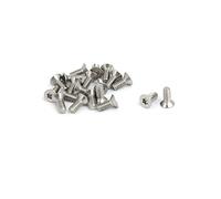 sourcing map M1.6x4mm tête plate acier inox 304 T4 20PCS attaches vis Torx
