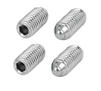 sourcing map M10x20mm 304 Vis à pression à tête ronde à six pans creux acier inox ressort 4pcs
