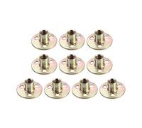 sourcing map M10x37x2.5mm Brad Trou T écrou Carbone Acier T-écrous Meubles Matériel Bride Insert Femelle Filetage 10pcs