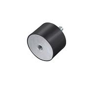 sourcing map M12 Mâle Femelle Silent Bloc Support Caoutchouc Vibrations Isolateurs Choc Amortisseur 60mm x 40mm