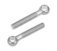 sourcing map M14 x 80mm 304 en acier inoxydable Boulon à œil de levage d'épaule de machine 2Pcs