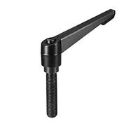 sourcing map M16x70mm réglable Poignée levier serrage Filetage Goujon fileté mâle
