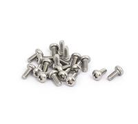 sourcing map M2,5x6mm Vis acier inox 304 vis tête Torx fixation vis 20PCS
