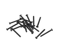 sourcing map M2 x 20mm Cruciforme Vis Attache Noir pour Portable PC TV Ventilateur Interrupteur 350pcs