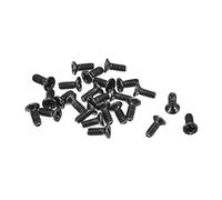 sourcing map M2 x 5mm Cruciforme Vis Attache Noir pour Portable PC TV Ventilateur Interrupteur 150pcs