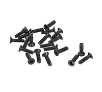 sourcing map M2 x 7mm Cruciforme Vis Attache Noir pour Portable PC TV Ventilateur Audio Interrupteur 150pcs
