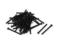 sourcing map M2x25mm Métal grade 10.9 Bouton tête à six pans creux Vis Boulon Attache 25Pcs