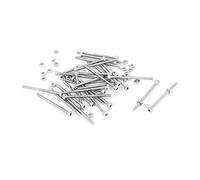 sourcing map M2x30mm en acier inoxydable à tête hexagonale Vis moleté écrou vis Set 30Pièces
